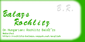 balazs rochlitz business card